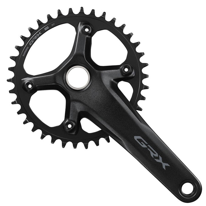 GRX FC-RX610-1, Crankset, Speed: 12, Spindle: 24mm, BCD: 110, 38, 170mm, Black, Road Disc