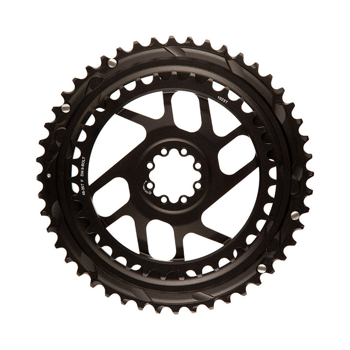 Rival E1 2x Direct Mount Chainring - Black