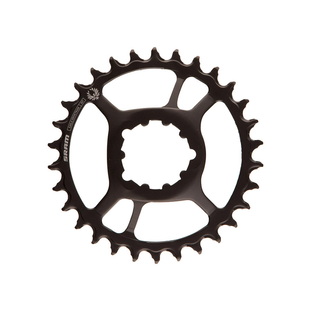 X-SYNC Eagle Steel 6mm F1 Chainring - Black