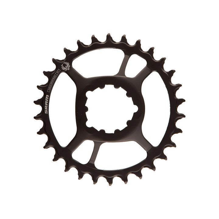 X-SYNC Eagle Steel 6mm F1 Chainring - Black