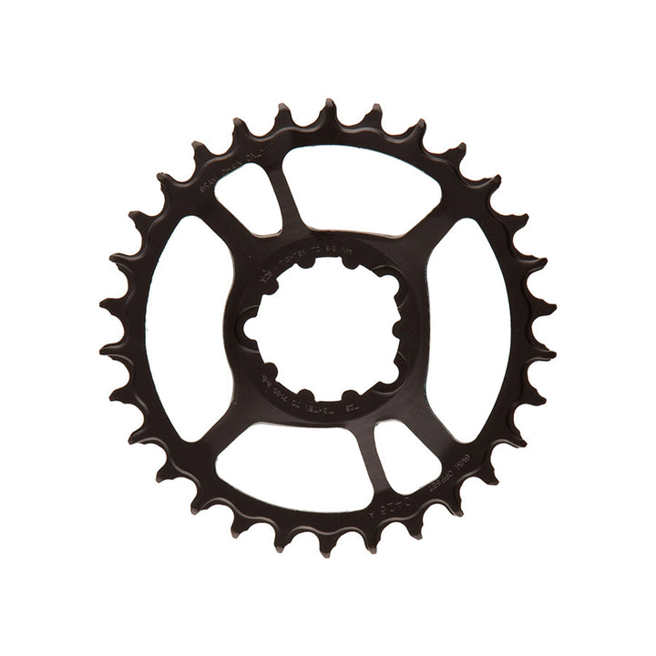 X-SYNC Eagle Steel 6mm F1 Chainring - Black