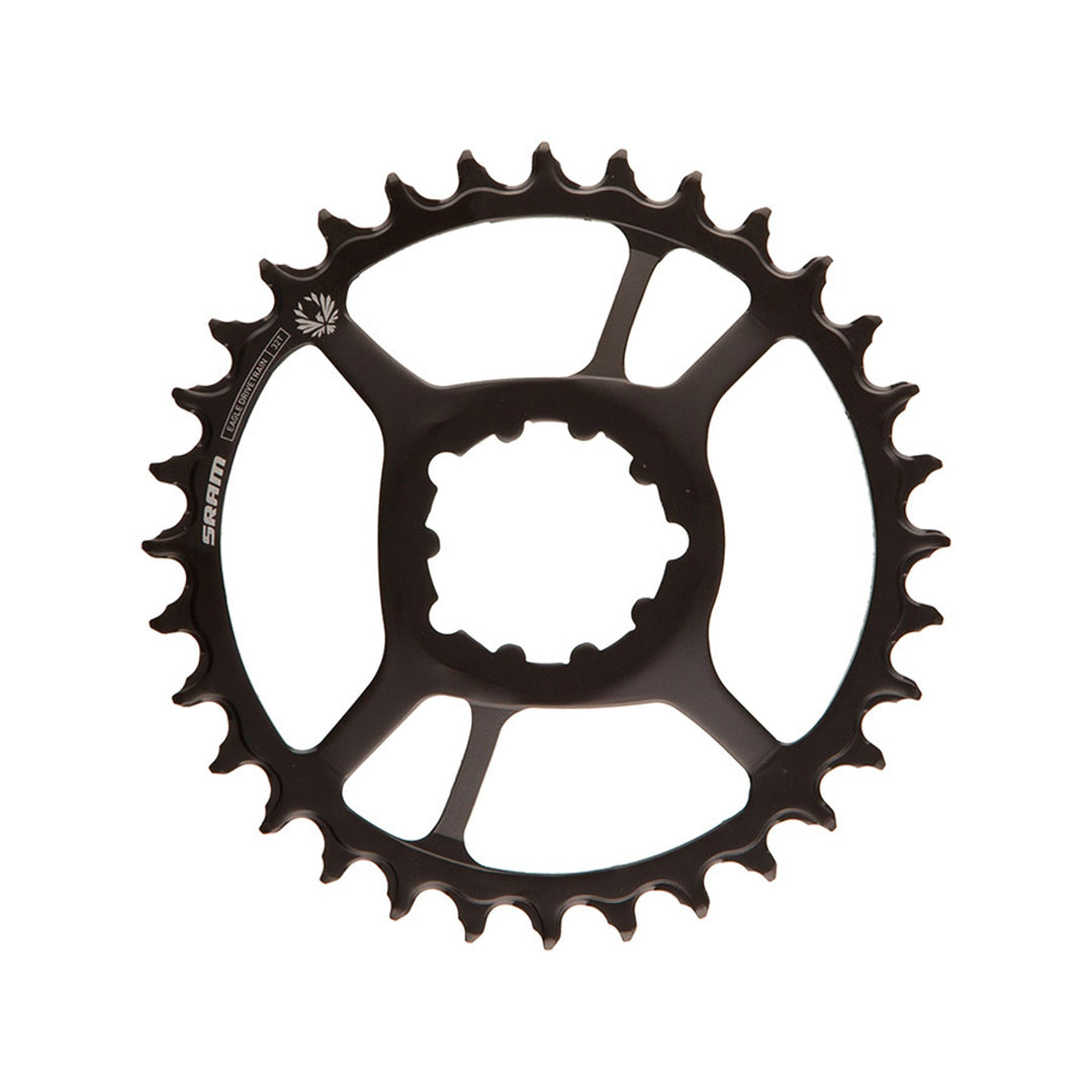 X-SYNC Eagle Steel 6mm F1 Chainring - Black