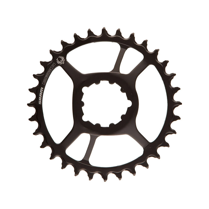 X-SYNC Eagle Steel 6mm F1 Chainring - Black