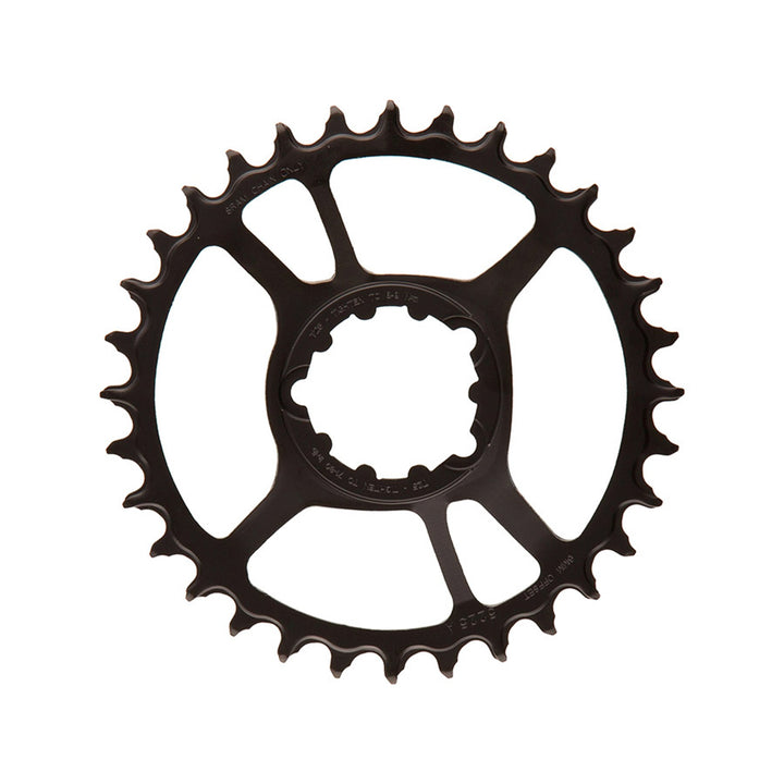 X-SYNC Eagle Steel 6mm F1 Chainring - Black