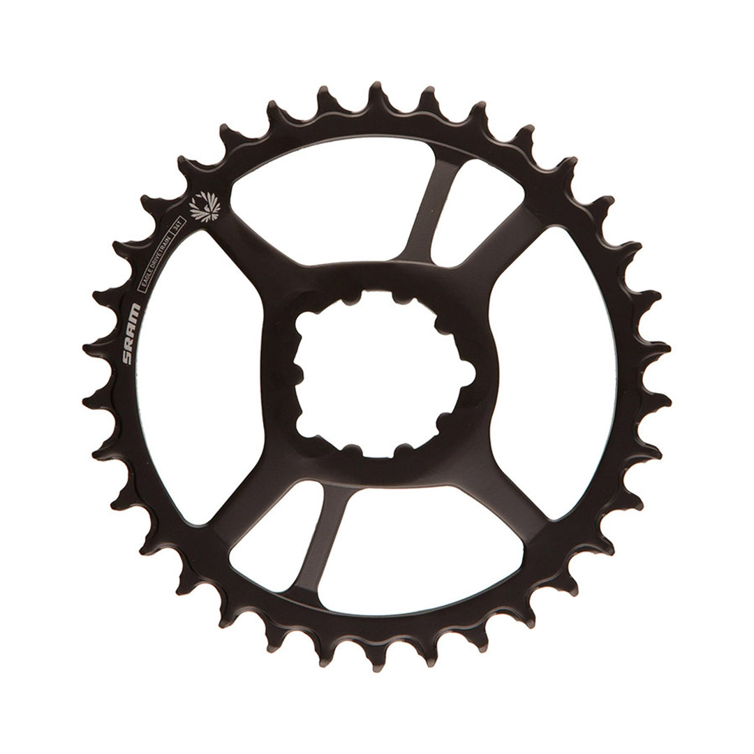X-SYNC Eagle Steel 6mm F1 Chainring - Black