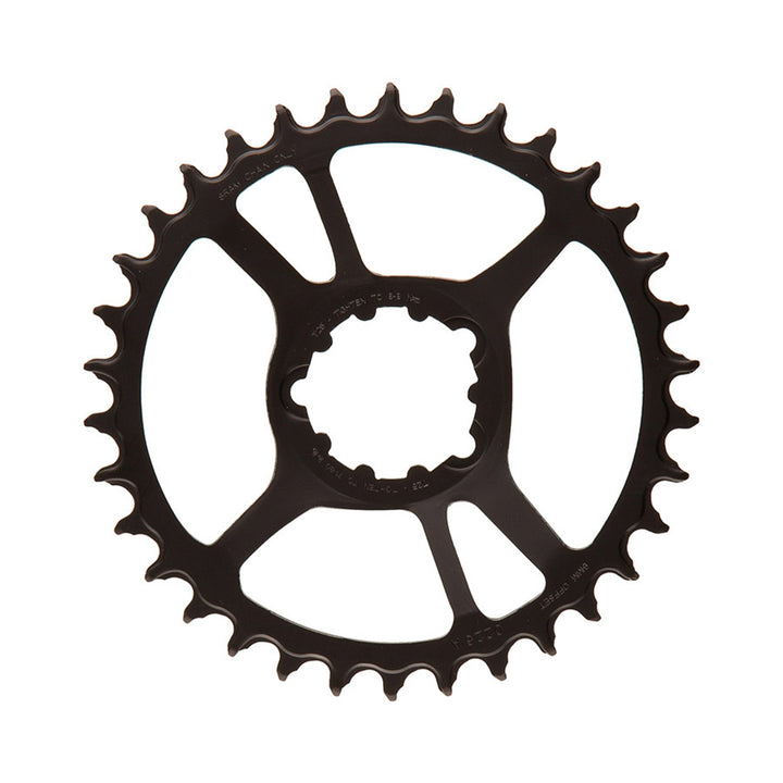 X-SYNC Eagle Steel 6mm F1 Chainring - Black