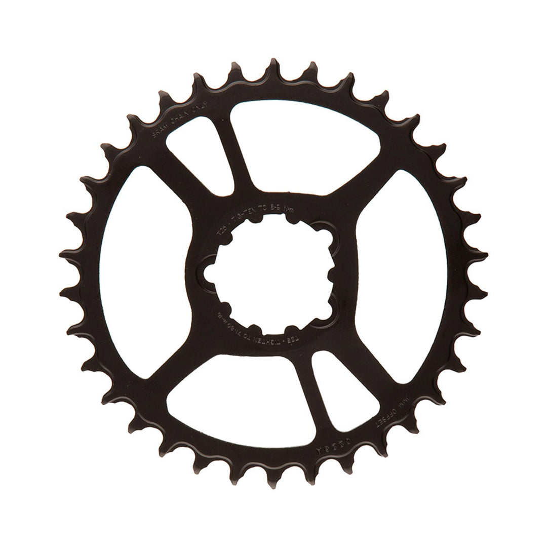 X-SYNC Eagle Steel 3mm F1 Chainring - Black