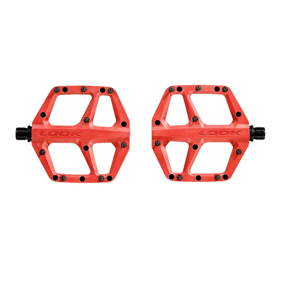 Trail Fusion, Platform Pedals, Body: Composite, 9/16'', Green, Pair