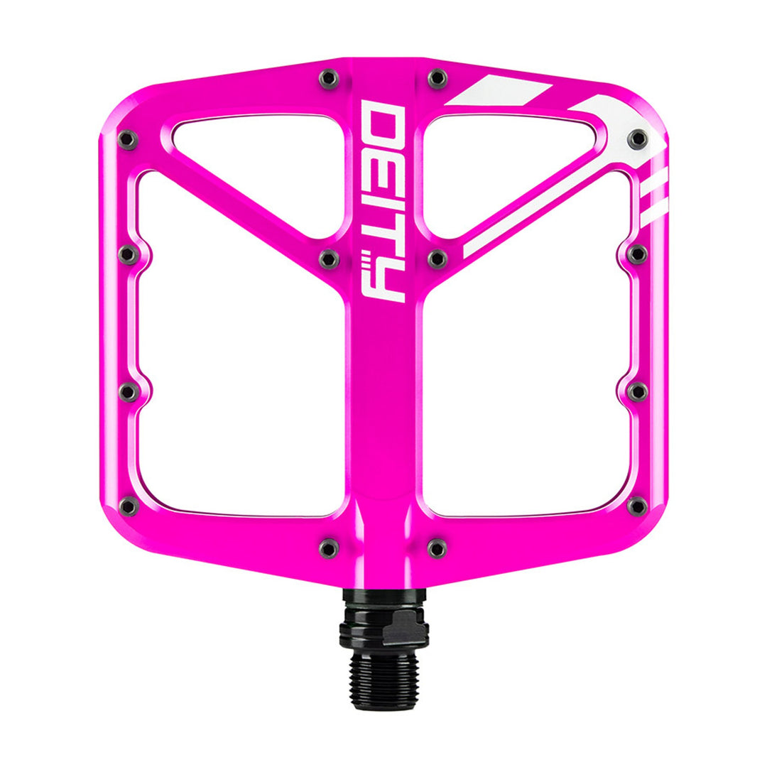SuperVillain, Platform Pedals, Body: Aluminum, Spindle: Cr-Mo, 9/16'', Purple, Pair