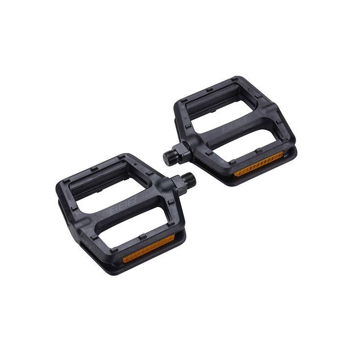 BPD-35 TrailRide, Platform Pedals, Body: Nylon, Spindle: Cr-Mo, 9/16'', Black, Pair