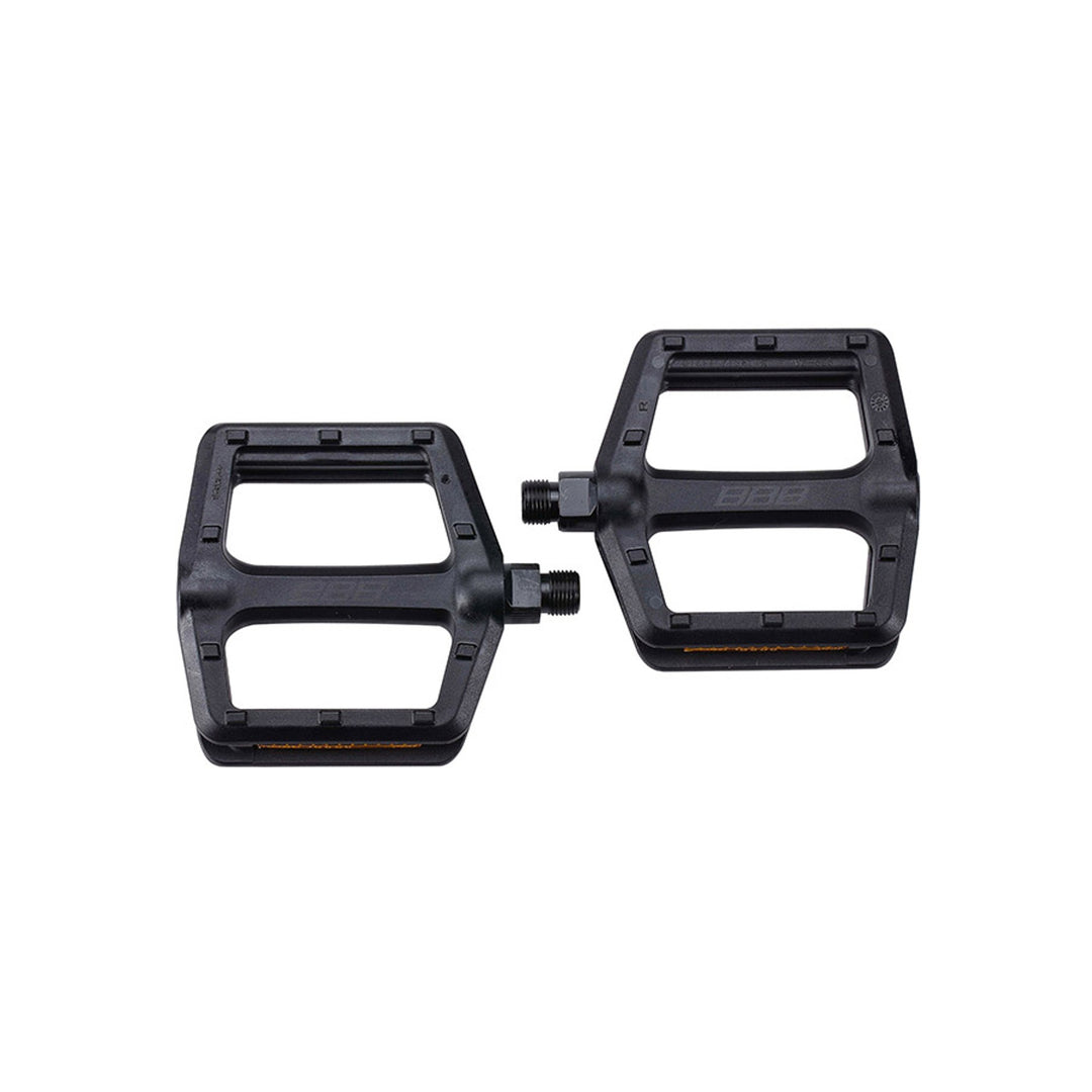 BPD-35 TrailRide, Platform Pedals, Body: Nylon, Spindle: Cr-Mo, 9/16'', Black, Pair