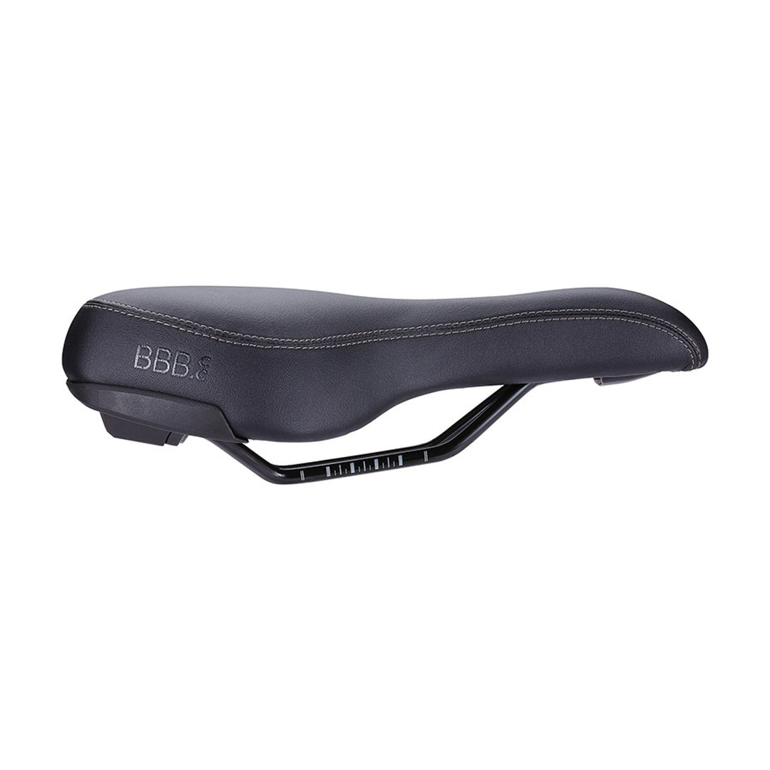 BSD-122 SoftShape Active, Saddle, 265 x 185mm, Unisex, 585g, Black
