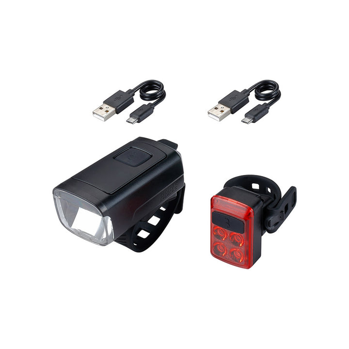BLS-231 Stud50/Slide Combo, Light, Front and Rear, Black, Set