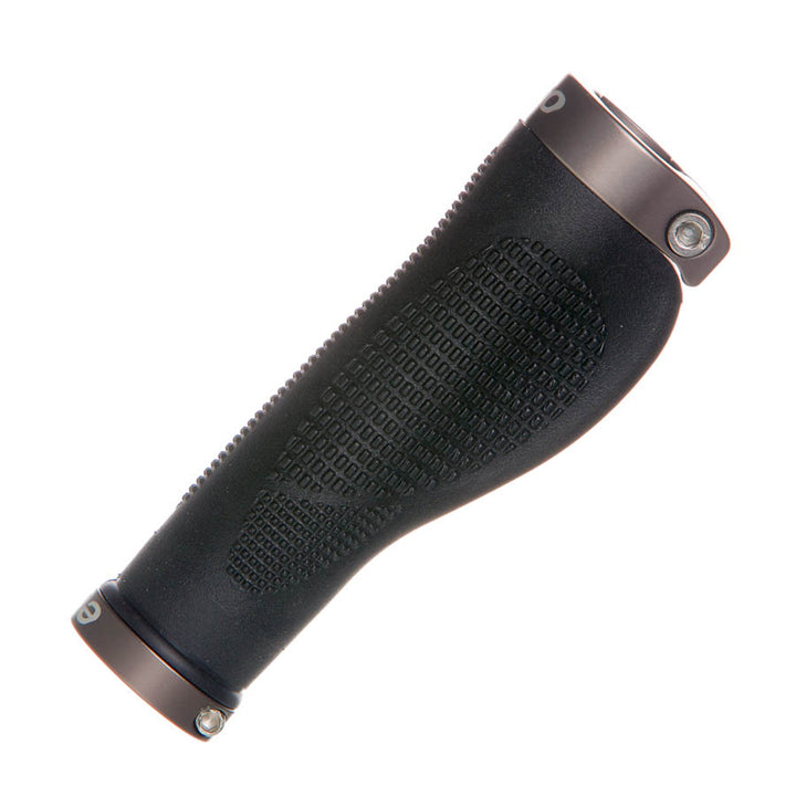 Ergo Clamper Grips, Lock-On, 130mm, Black