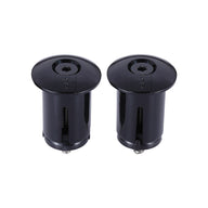 BHT-96 ScrewOn, Bar End Plugs, Black, Screw-on, Pair