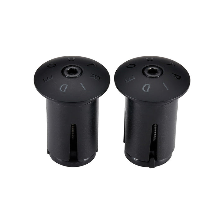 BHT-97 ScrewOn Alu, Bar End Plugs, Black, Aluminum, Pair