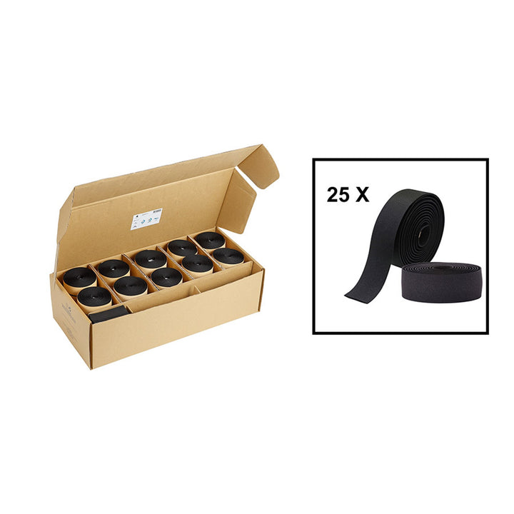 BHT-01OEM RaceRibbon Bulk, Handlebar Tape, Black, 2.5mm Thick, 25pcs