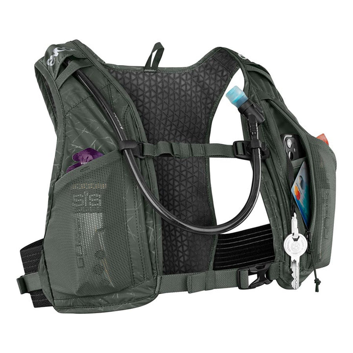 Hydro Pro 1.5 + 1.5l Bladder, Hydration Vest, Volume: 1.5L, Bladder: Included (1.5L), Dark Olive