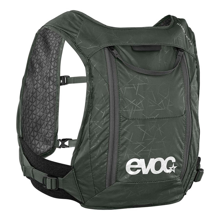 Hydro Pro 1.5 + 1.5l Bladder, Hydration Vest, Volume: 1.5L, Bladder: Included (1.5L), Dark Olive