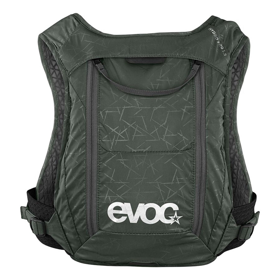 Hydro Pro 1.5 + 1.5l Bladder, Hydration Vest, Volume: 1.5L, Bladder: Included (1.5L), Dark Olive