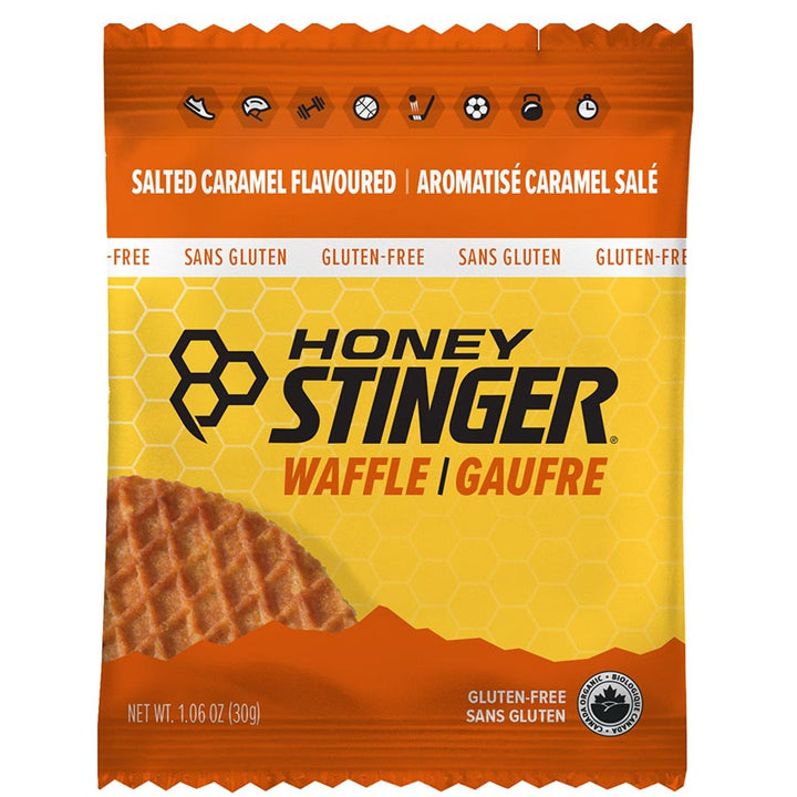 Organic Gluten Free Waffles, Bars, Salted caramel, 12pcs