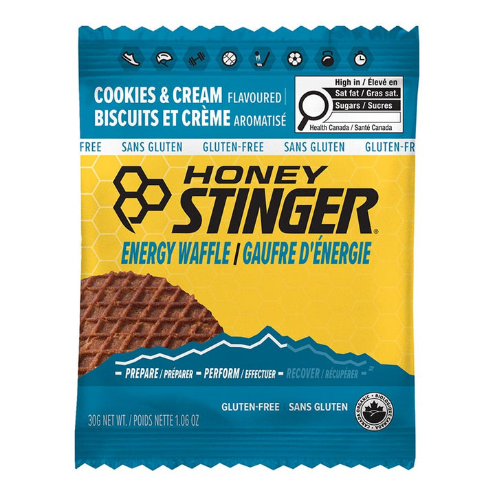 Organic Gluten Free Waffles, Bars, Salted caramel, 12pcs