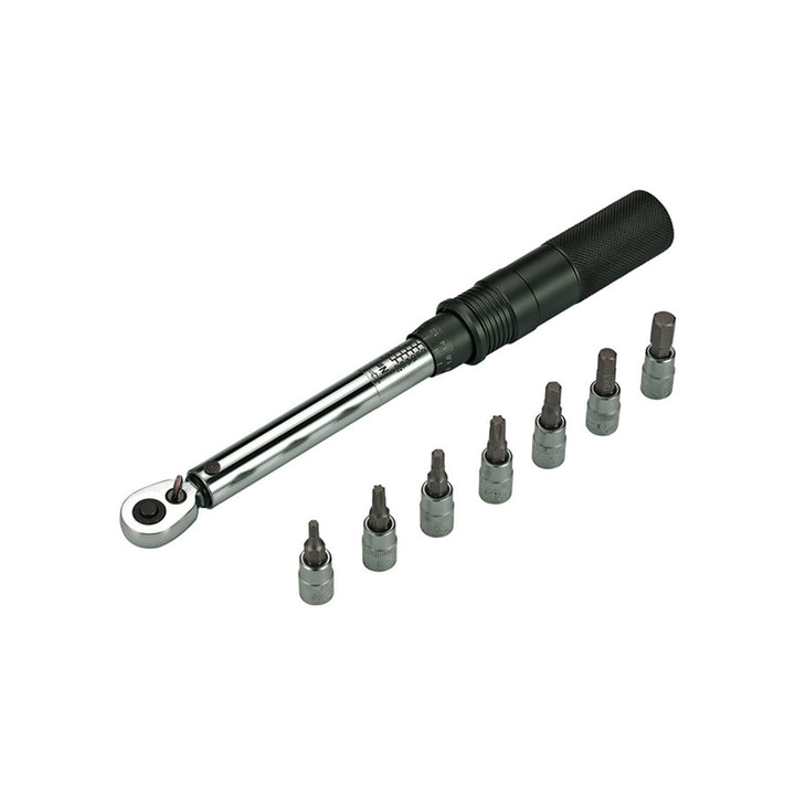 BTL-173 TorqueSet Deluxe, Torque Wrench, Ratcheting: Yes, 1/4", 2-14Nm, 3, 4, 5, 6, 8mm Hex, T25, T30, Set