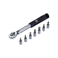 BTL-73 TorqueSet, Torque Wrench, Ratcheting: Yes, : 1/4", 2-14Nm, : 3, 4, 5, 6, 8mm Hex, T25, T30, Set