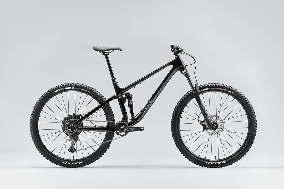25 Norco Fluid FS A3 Black Tusk side-view product image