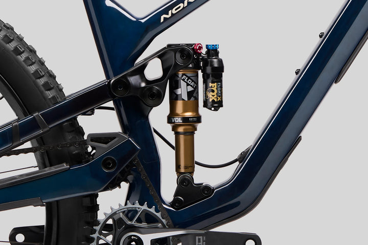25 Norco Optic C1 Raw Space Blue rear shock product image