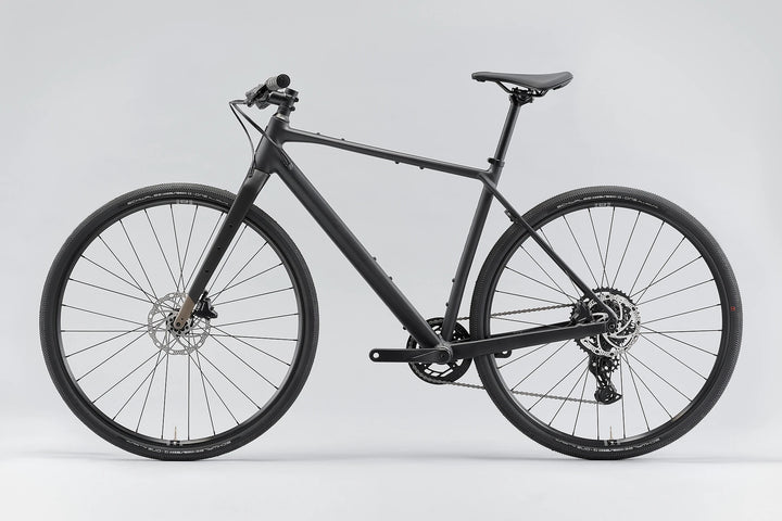 25 Norco Search A Flat Bar Black Tusk non-drive-side product image