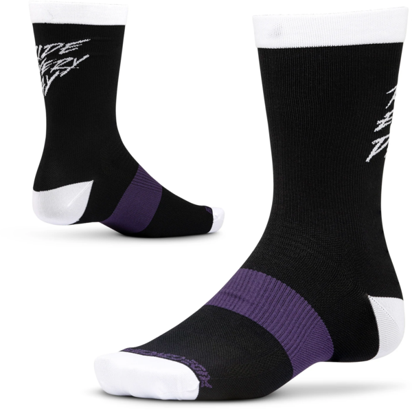 Ride Concepts Ride Every Day - Synthetic 8" Youth - Black/White